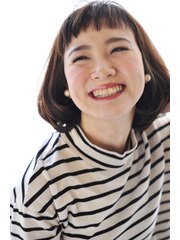 gift＊抱きしめたくなる前髪ばっさり蒼井優風コケティシュボブ