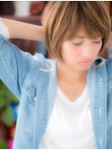 *+COVER HAIR+*…ハイトーンカラーで★アクティブボブa.