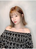 《era》セクシーミディ　ことりベージュ　外ハネボブ　みわ
