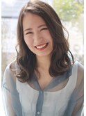 【ALMO】愛されミディアム巻き髪ヘア