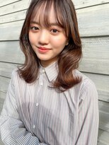 スペイディック 中目黒(SPADIC)&nbsp;【SPADIC 中目黒】小顔効果狙い！顔まわりカット×カラー