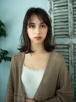 クリア 上田店(CLEAR) 切りっぱなしミディアムの濡れ感ウエーブstyle