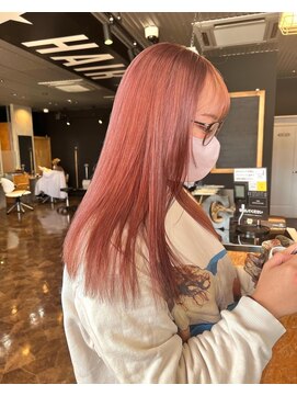 グランツ ヘアーデザイン(GLANZ HAIR DESIGN) pink beige