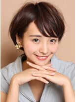 ロビー 表参道(ROBBY)&nbsp;マッシュショート/れいやー/前髪深め分け目なし/30代・40代