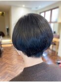 襟足すっきりグラデーションショート