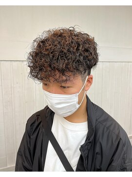 ピープスアンドスー 表参道 渋谷(Peeps&Suu.) メンズカット スペインカール プードルパーマ ツーブロック