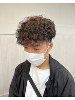 ピープスアンドスー 表参道 渋谷(Peeps&Suu.) メンズカット スペインカール プードルパーマ ツーブロック