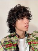ウルフパーマ/ウルフ/マッシュウルフ/メンズパーマ/メンズカット