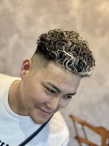ヘアー クリエイト 縁(Hair Create en) 極道パーマ　メッシュバチバチスタイル