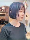 地毛風カラー/ナチュラルレイヤーカット/ショートボブ[船橋]