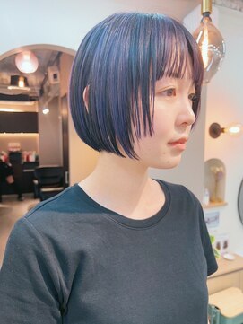 シビバイレボ(CIBI by revo) 地毛風カラー/ナチュラルレイヤーカット/ショートボブ[船橋]