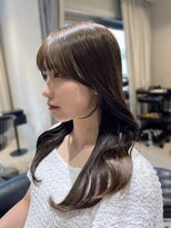 ユーフォリア 池袋東口駅前店(Euphoria)&nbsp;【Euphoria MITSUKI】盛れる顔まわりカット×透明感ベージュ