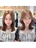 20代30代40代◎前髪パーマグレーベージュレイヤーロング黒髪