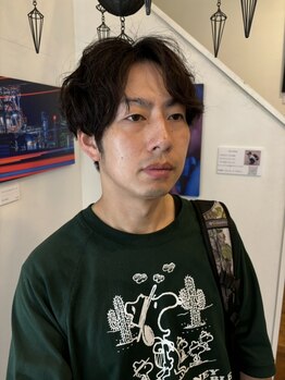 アライフの写真/【麻布】髪質など丁寧にカウンセリングして、ON/OFFキマるメンズスタイルに★頭の形をカバーするパーマも◎