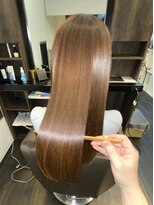 アールサロンプラスキャスパ 自由が丘(Rrsalon+CASPA) 《髪質改善》R.HASエクソソーム水素トリートメント+カラー