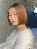 ガーデンヨコハマ(GARDEN YOKOHAMA) 切りっぱなしボブ　イメチェン　美髪　ダブルカラーワイドバング