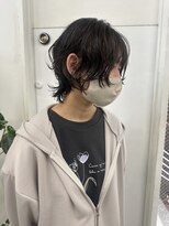 キー(kii) wolf cut × perm