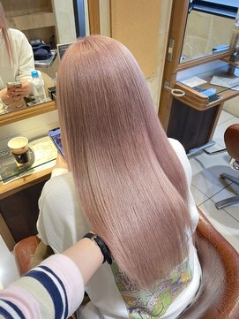 ヘアリゾートエーアイ 新宿西口店(hair resort Ai) ペールピンク