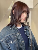 ソイ 下北沢(soi)&nbsp;ミディアムボブ_レイヤー_レッドブラウン