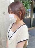 ショートボブ/ひし形/くびれ/顔まわり/楽々スタイル/金沢美容室