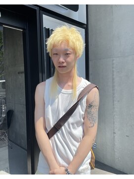 デフカッヅ 北千住(DEF CUTZ) ブロンド×デザインヘア