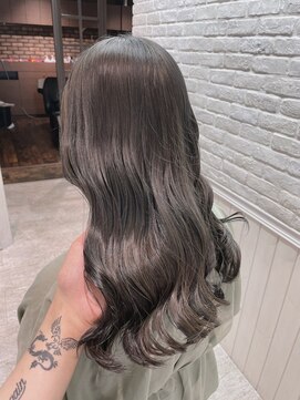 グロウ(grow) 透明感カラー×グレージュカラー×アイスラテグレージュ