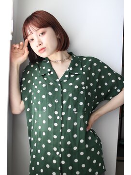 クロコ 中目黒(CLoCO) ボブ☆アプリコットオレンジ☆ 中目黒☆青葉台☆池尻大橋033