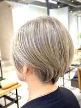 タルテヘア 日吉(talute hair) 白髪も魅せる、丸みショート☆50代60代
