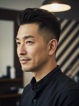 バーバーバー ナカノ(BARBER BAR NAKANO)の写真/ON/OFF使い分けできる万能ヘアが好評！清潔感×好印象を追求した大人の男を演出。【中野◇20時最終受付】