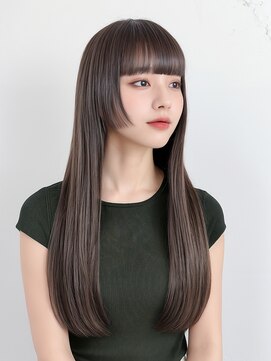 リノア(Linoa) 髪質縮毛矯正/顔まわりぱっつん