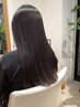 【髪の広がりが気になる方に】カット+スタンダード縮毛矯正