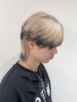 メンズペレ 渋谷(MEN'S PELE)&nbsp;MEN’S HAIR/ブルーブラック/フェザーパーマ/渋谷