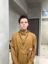 エント(ent)&nbsp;スパイキーショート×パープルカラー