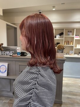 フレーム へアアンドトリートメント 天王寺北口店(FRAME) くすみピンク