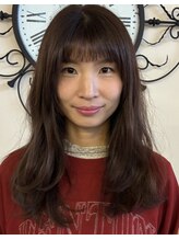 ヘアージン 野々市(hair Jin)&nbsp;ロング＋ベージュ