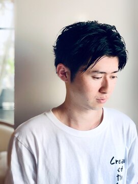 メンズ顔周りストレート&メンズカット