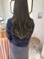 ロンドプランタン 恵比寿(Lond Printemps) オリーブグレー/韓国風巻き/レイヤーカット/くすみベージュ