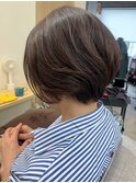 ラベンダーブラウン、ショート