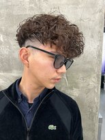 メンズサロン キング 心斎橋店(Men’s salon K!ng) 波巻きツイストスパイラルパーマ/フェザーパーマ/眉毛/メンズ