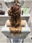 くるみちゃんヘア/ハーフおだんごヘア/お呼ばれへアセット