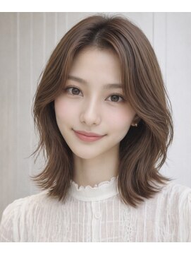 セレ 豊見城豊崎(SELE) レイヤーボブ×外はねレイヤー×オリーブベージュ