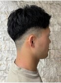 スパイキーショート/短髪/ツーブロック/メンズ/men's