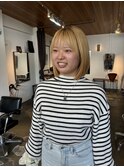 ブロンドボブ