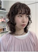 デジタルパーマ/レイヤーボブ/韓国巻き風/結べるレイヤー0519