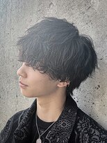 ガウディ 広島駅前店(Gaudi)&nbsp;メンズウルフカット×波巻きツイストスパイラルパーマ