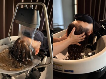 シーズナルの写真/下関市内では導入の少ない頭浸浴導入サロン!炭酸泉でしっかり洗浄して頭皮も髪も綺麗にリフレッシュ!