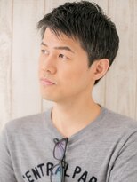 モッズヘア メン 上尾東口店(mod's hair men)&nbsp;40代50代大人ブラック短髪ツーブロック刈り上げショートa上尾