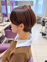 ハピネス 河原町店(Happiness)&nbsp;丸みコンパクトショート　ヘーゼルカラー　京都美容室　進詩織