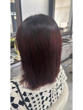 ヘアーララプラス(HAIR lala+) 【HAIR lala+】 #ハイライト#レッドカラー#暖色カラー