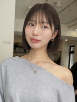 コート 青山(Cote)&nbsp;大人可愛い顔まわりレイヤーボブ/タッセルボブ/切りっぱなしボブ